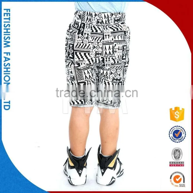 Popular custom board kids cotton shorts