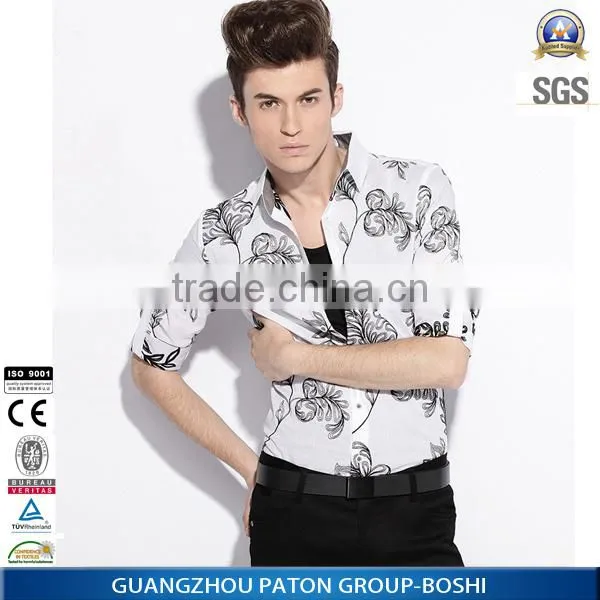 China Manufacture Tall Wholesale Custom Printed Shirt For Men