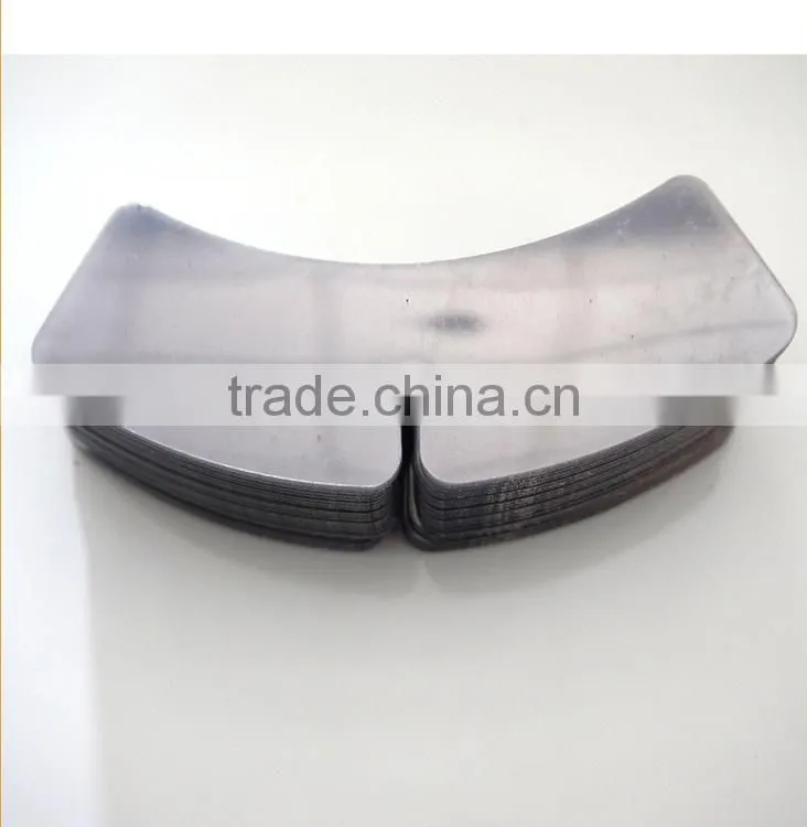 Factory Sell Plastic Transparent/White/Light Blue Customized Shirt Necklace Collar Butterfly Stay