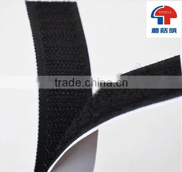 Super sticky self-adhesive hook & loop touch tape 1"