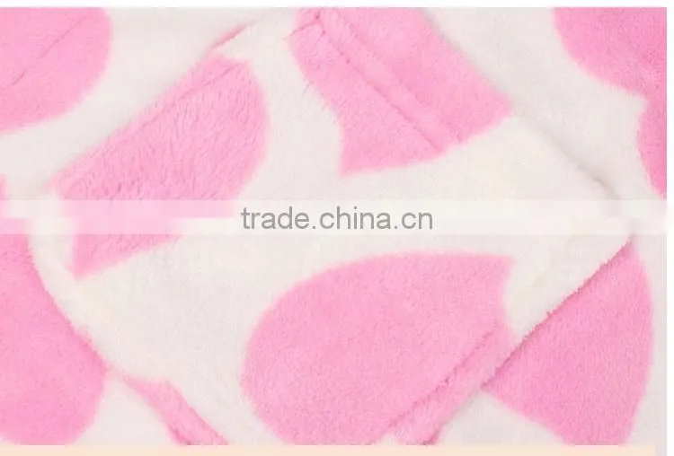 Knitted Fabric Wearable Heated Bathrobe For Kids