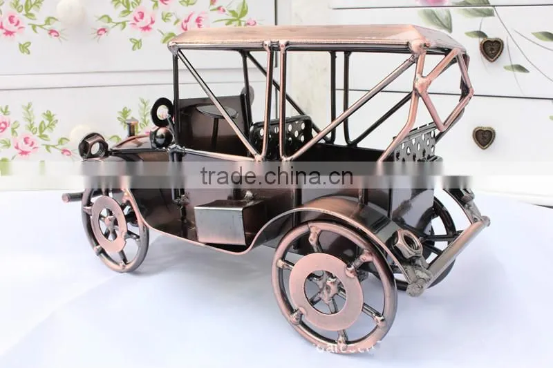 Handmade Tinplate Antique Style Metal Model Car