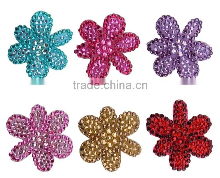 Wholesale Flower Findings and Accessory w Crystal,Fashion Beautiful Flower Jewelry Accessory for Jewelry Making on Factory Price