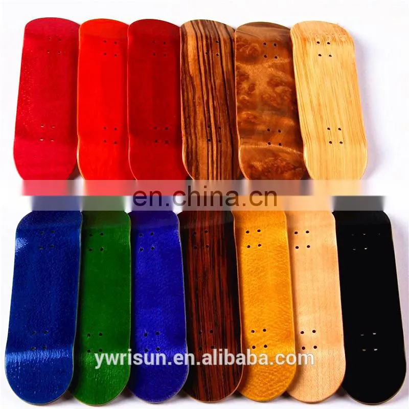 100*30 or 100*32mm Canadian Maple Wood Mini Zebra Fingerboard Deck