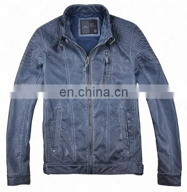 2015 new model designer motorbike leather jacket