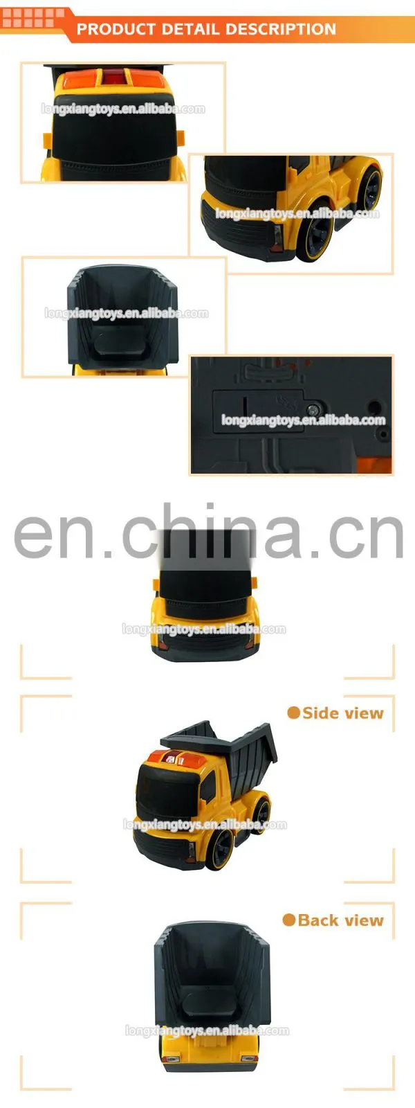 Dump truck toy, Cute Friction electric mini dumper