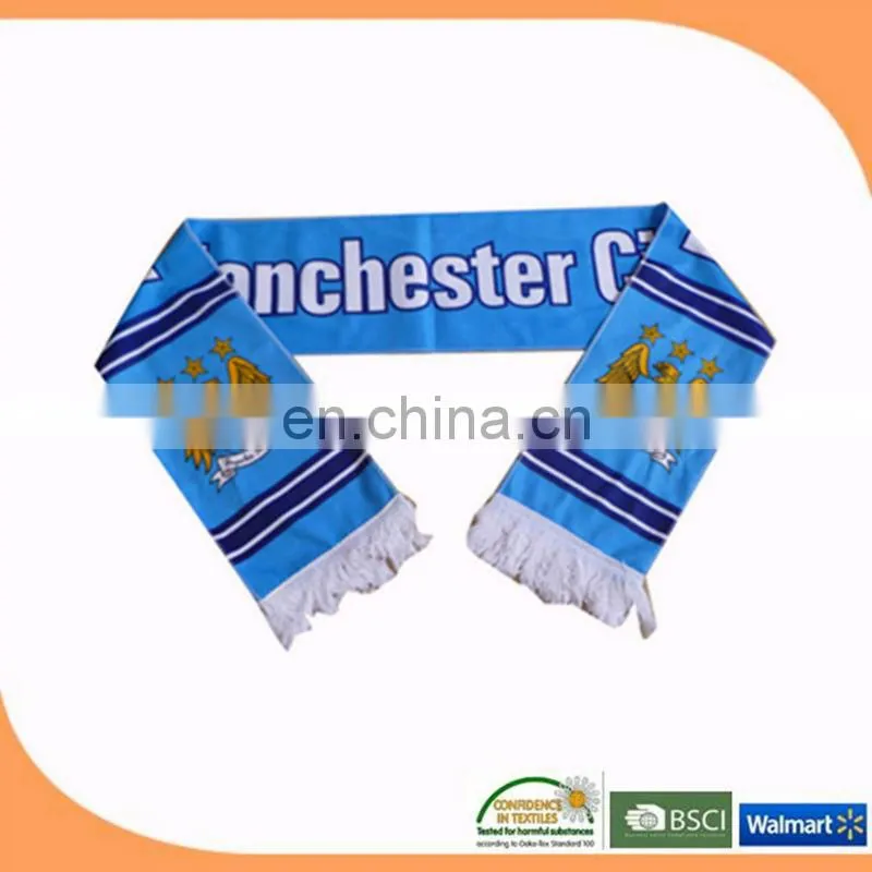 cotton scarf scarf knitting football fan scarf