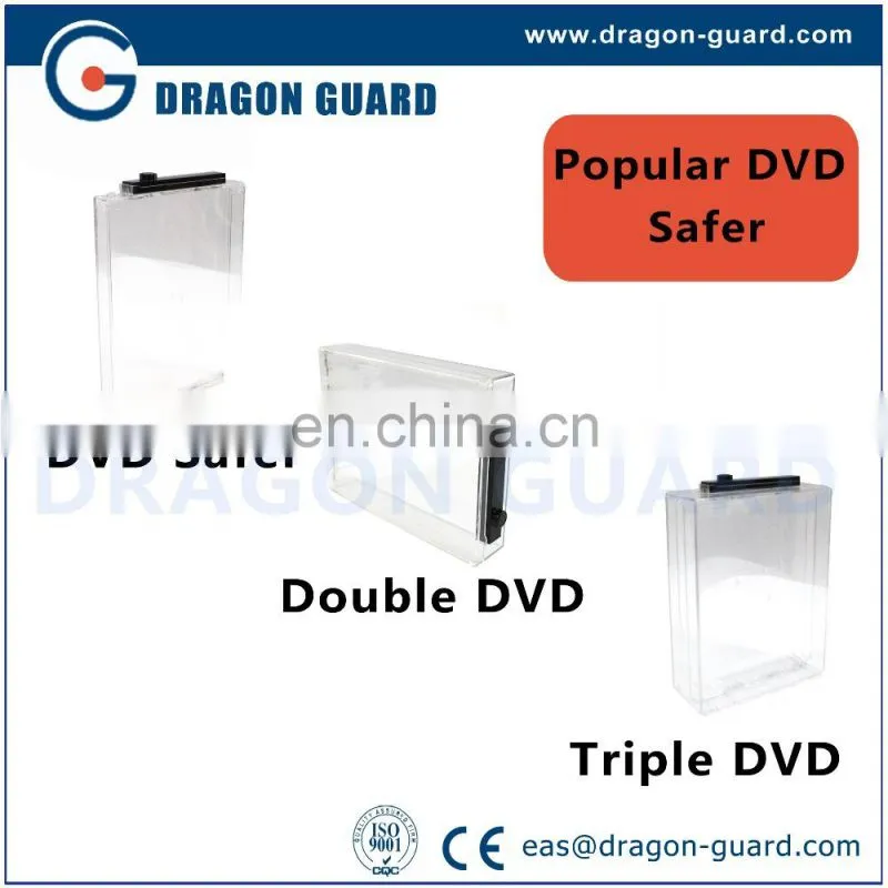 Dragon Guard new style good quality single double cd dvd storage eas safer box