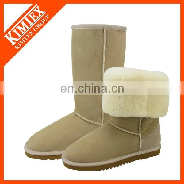 sheep skin winter snow boots
