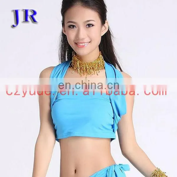 Yellow bra top Belly dance tops hot belly dance tops S-3041#