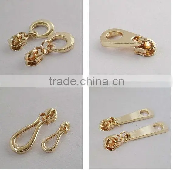 High Quality No.3 Gold Fashion Non Lock Nylon Slider