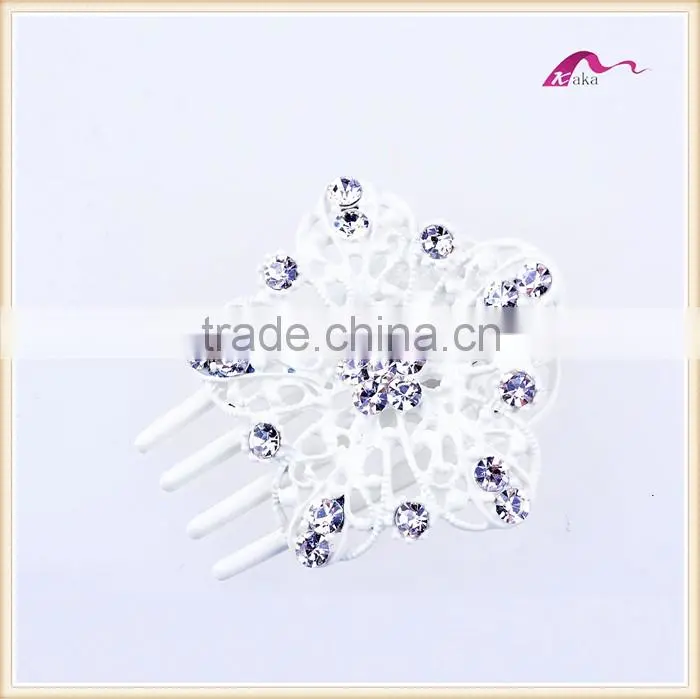 Crystal Flower Hair Comb Jewelry For Bridal Hair Accessories