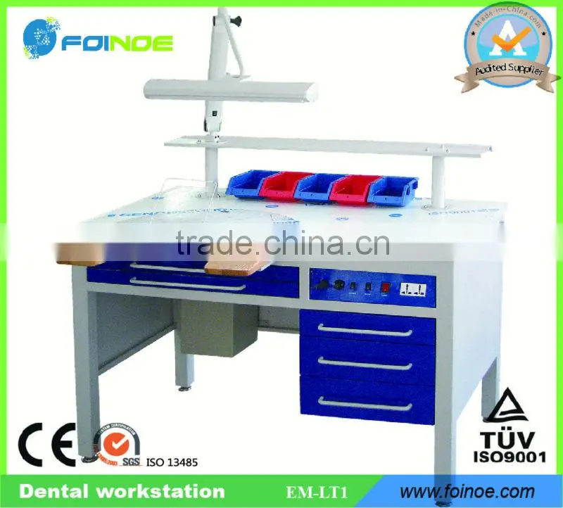 EM-LT6 Double Dental lab Workstation for laboratory with CE