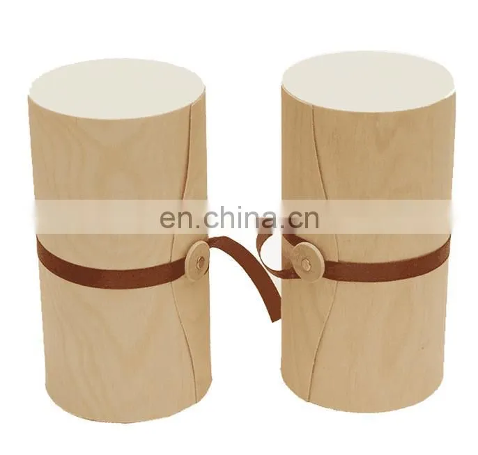 candle or cigar packing bark wooden box