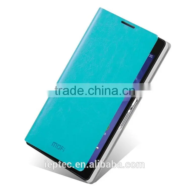MOFi PU Leather Flip Case Cover for Sony Xperia Z2, L50t, L50u, Mobile Phone Case
