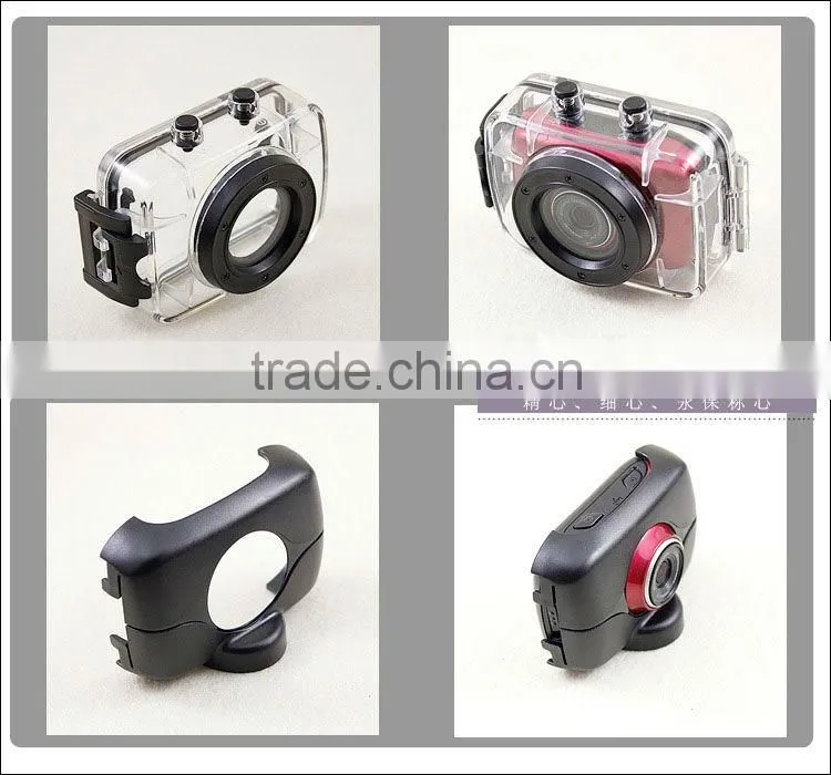 60fps hd 720p mini dv sports waterproof camera with 2.0inch touch screen