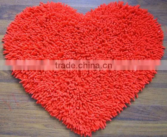 heart shaped bath mats chenille mats and rugs