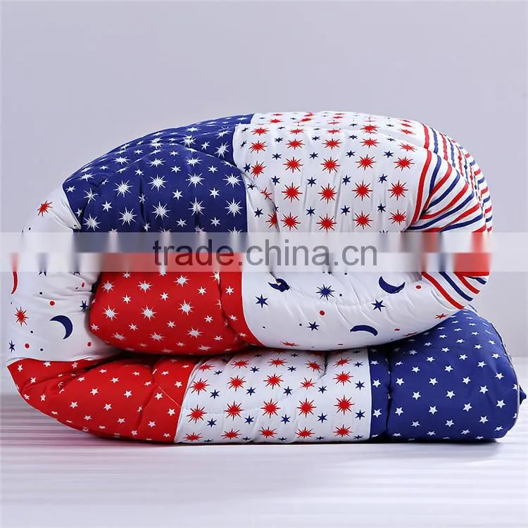 cheap home sense printed kids design patchwork quilt bedspread sale support OEM can be customize