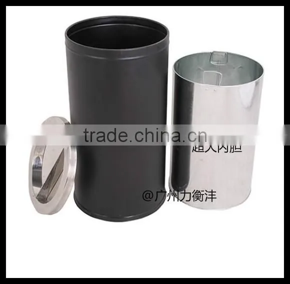 Stainless Steel Half Opening Recycle Litter Bin