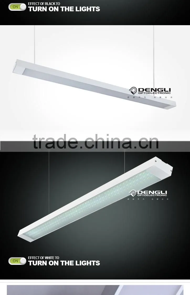 90x1200mm free stitching hanging led linear pendant light for dinning room living room