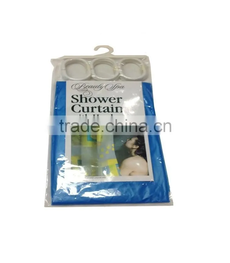 PEVA/PVC/Polyester Waterproof Bathroom curtain the curtain for the bath waterproof polyester bathroom curtain