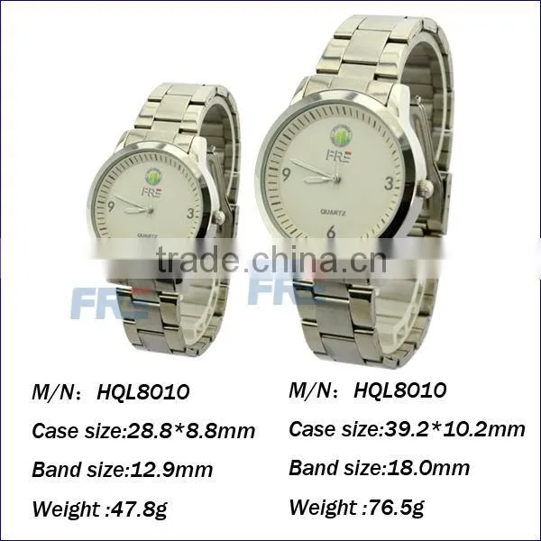 private label watches fashion couple watch all alloy watch quartz watch