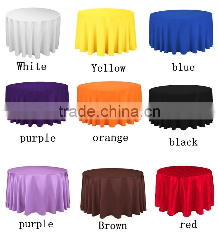 Polyester table cover fabric for wedding table and chair