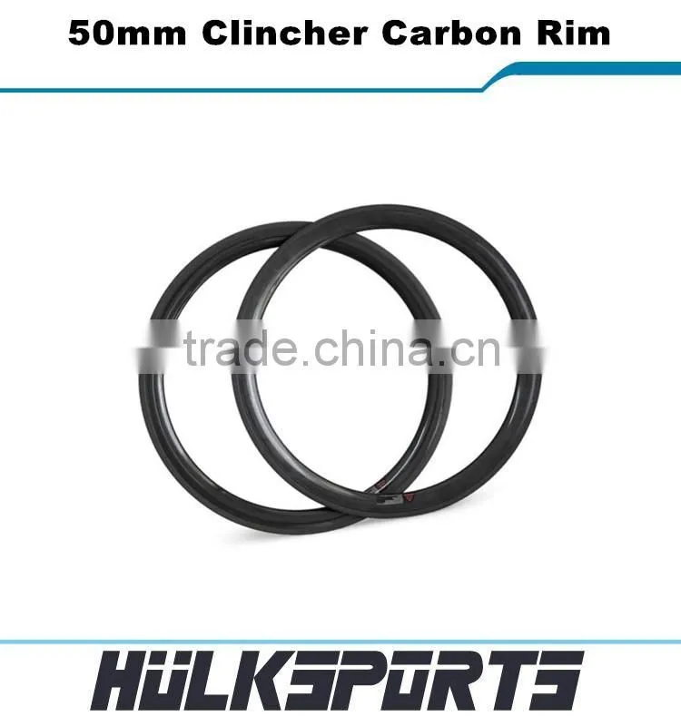 700c carbon fiber road bike rims 23mm width carbon bicycle rim cycling wheels 50mm clincher carbon rim