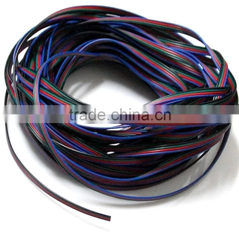 4 Color 10m RGB Extension Cable Line for LED Strip RGB 5050 Cord 4pin