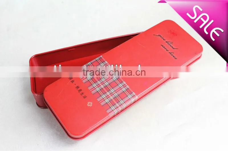 Rectangle tin pencil box wholesale