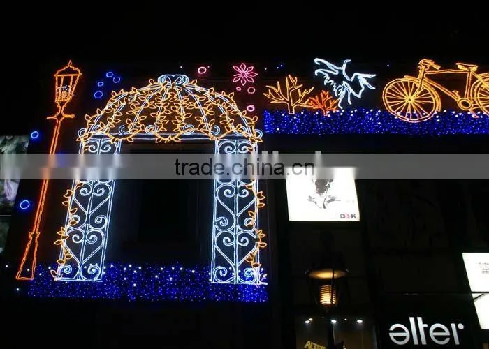 BA-1204 Light string style Front Door Decoration