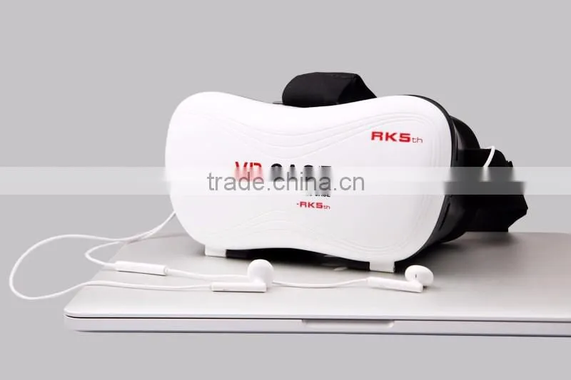 2016 Wholesale Widely Used VR Case 360 Degree VR Headset 3D Glasses