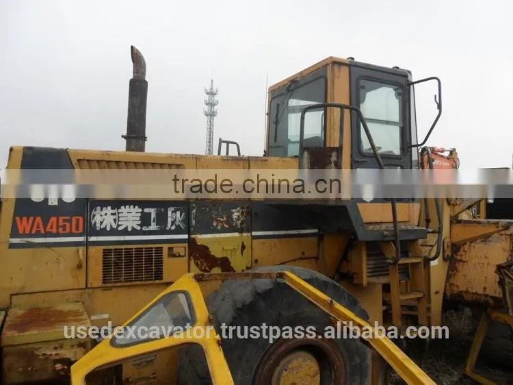 Second Hand WA450 Wheel Loader,Komatsu WA450 Wheel Loader For Sale