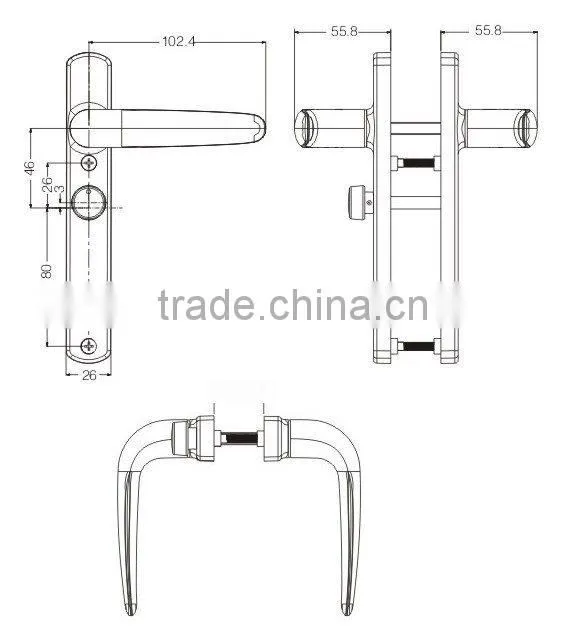 Aluminum Door handle