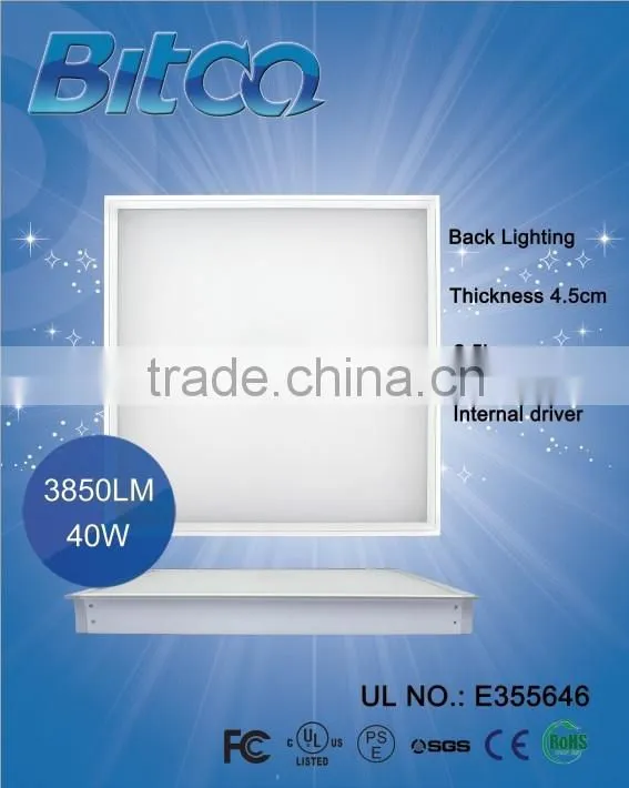 2013 Newest led panel 625*625 40W 3850Lm with TUV driver