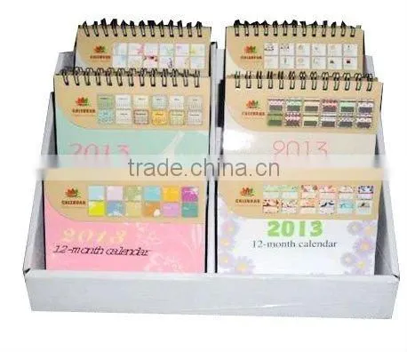 2013 Mini Table Paper Calendar(6 designs)