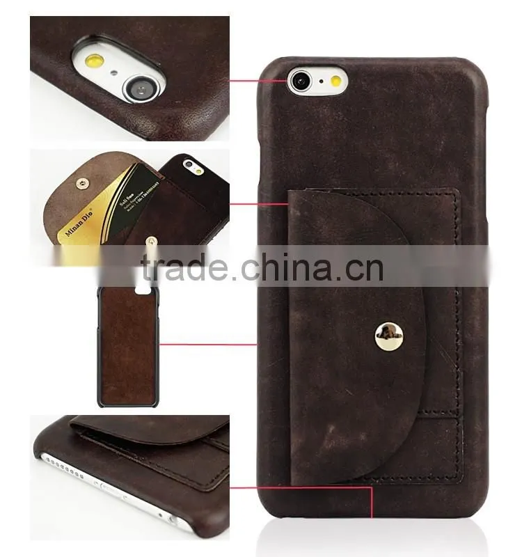 Guangzhou Hot selling leather mobile phone case for iphone 6 phone case