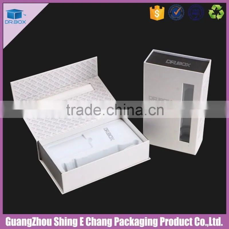 black pearl paper printing cosmetic cardboard box with transparent window