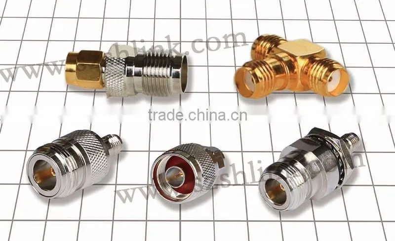 N Female to SMA male Flange communication connector adapter