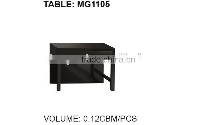 Foshan modern design Italian leather bed design furniture wooden bed room furniture MB1103