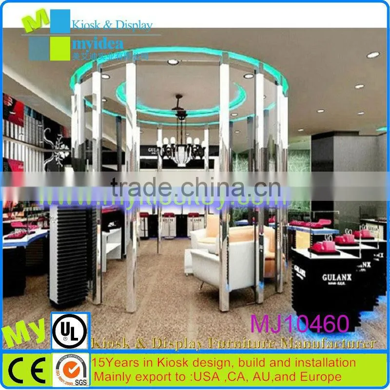 top grade and low price watch glass display kiosk/showcase/cabinet,watch shop design,watch store furniture