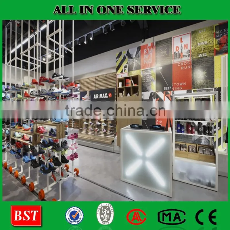 Wooden Display Cabinet for Fashion Shoe Store