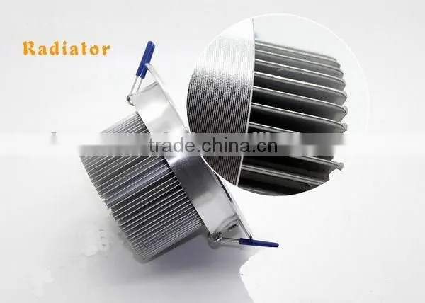 Dimable 110 volt led ceiling lights 9w aluminum epistar chip