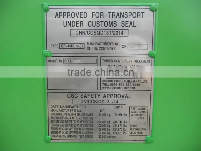 Cargo Shipping Containers For Sale