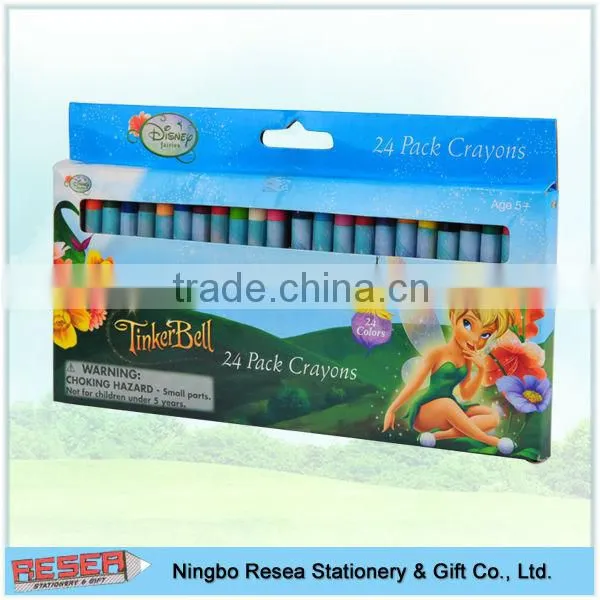 24pcs wax crayons