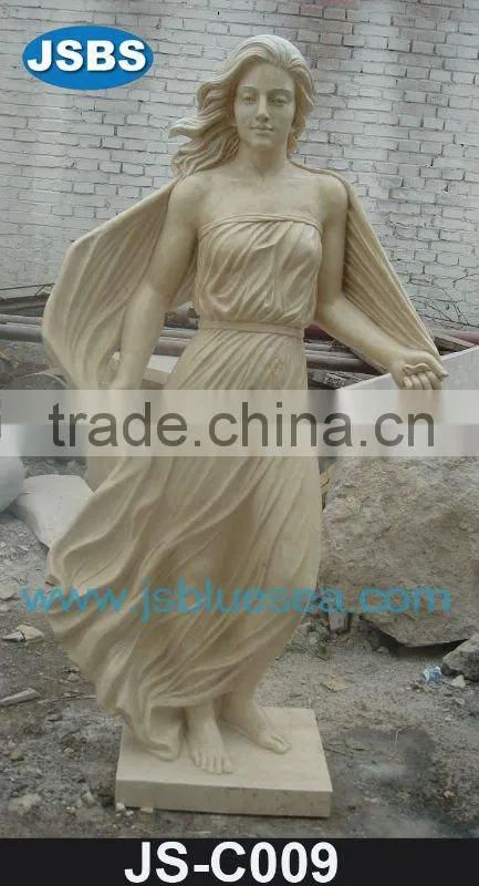 Marble child statue