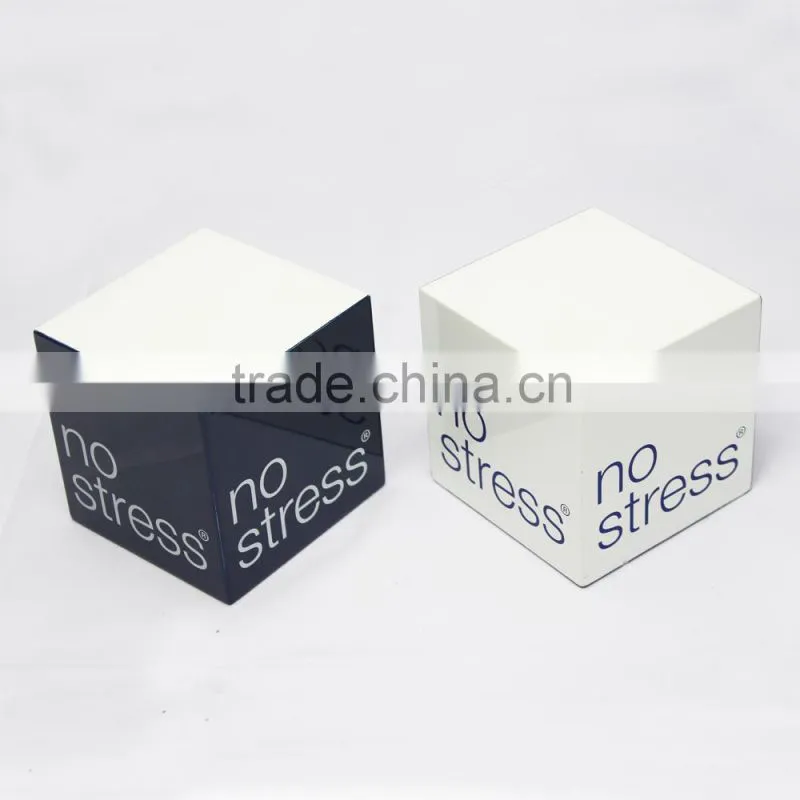 custom display, acrylic logo block