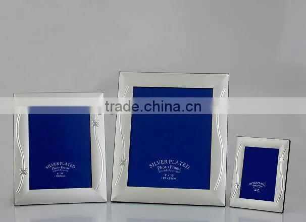 Decorative with MDF and black velvent back and stand aluminum frame