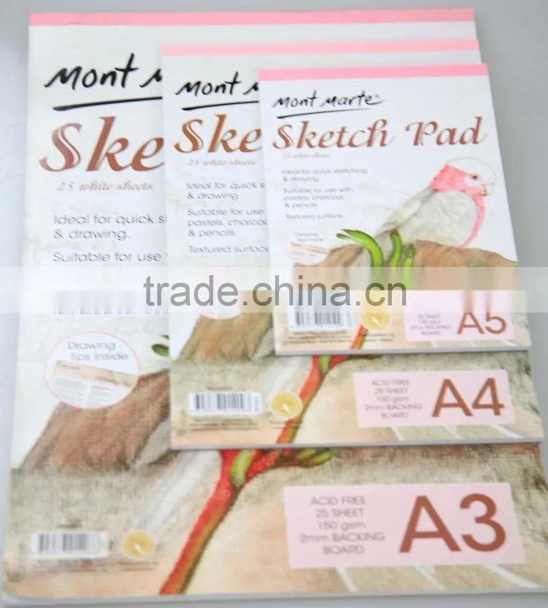 Mont Marte Sketch Pad 150gsm 25 sheet A3