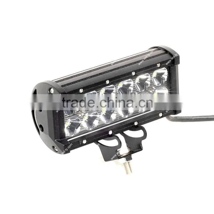 36W LED Off Road Jeep Motorcycle Headlight Driving Light Bar